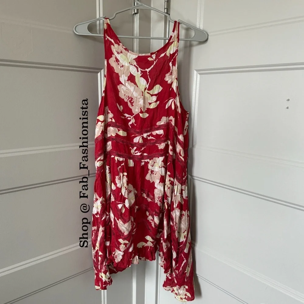 Free People Scarlet Floral Mini Dress